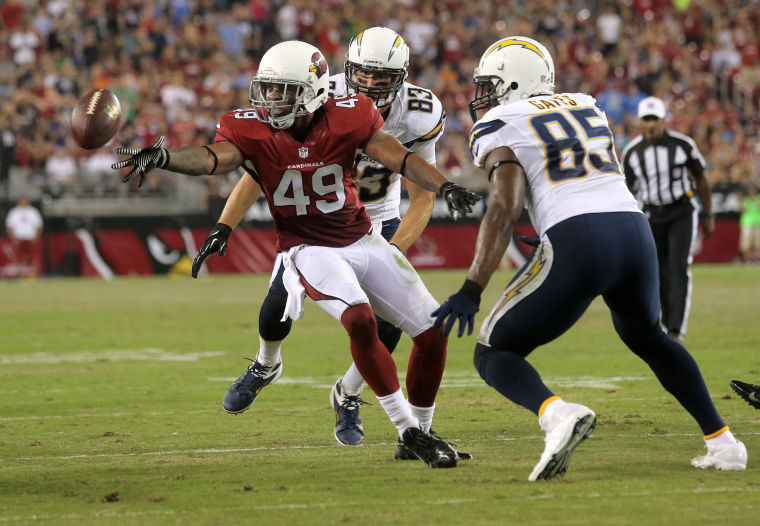 Rashad Johnson, Antonio Gates, John Phillips